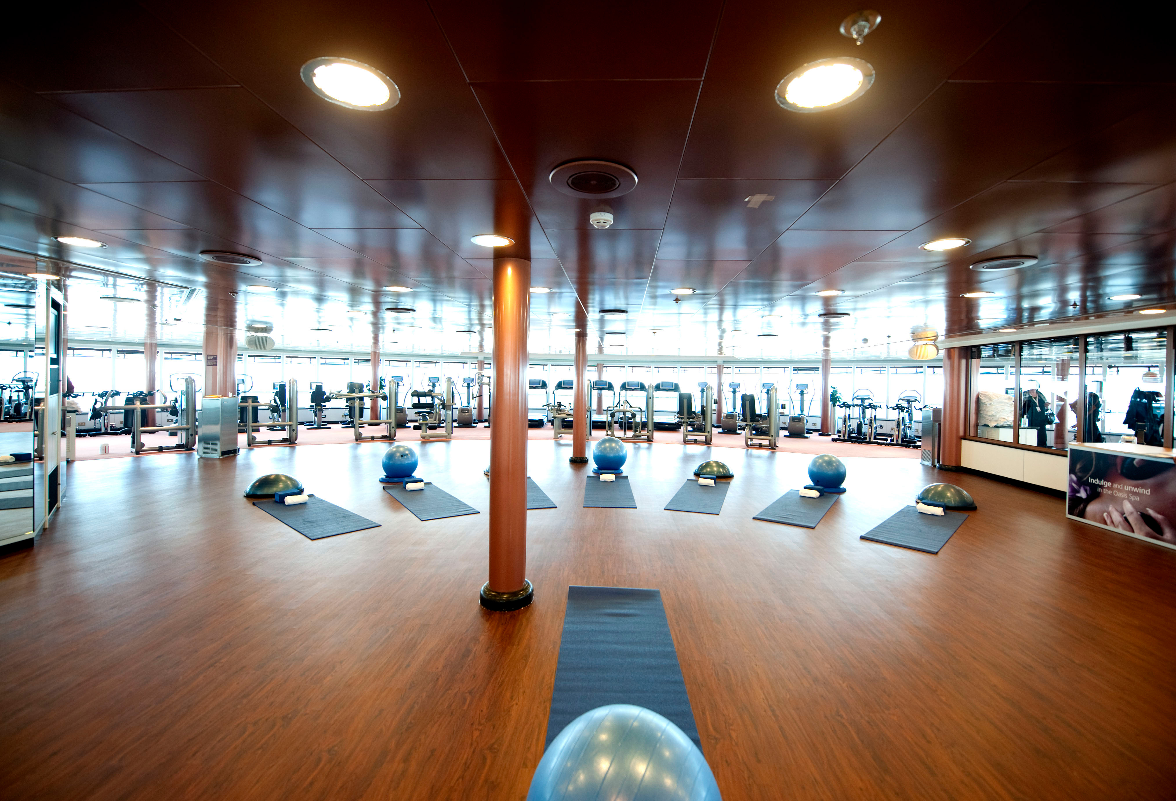 Work out with ocean views
