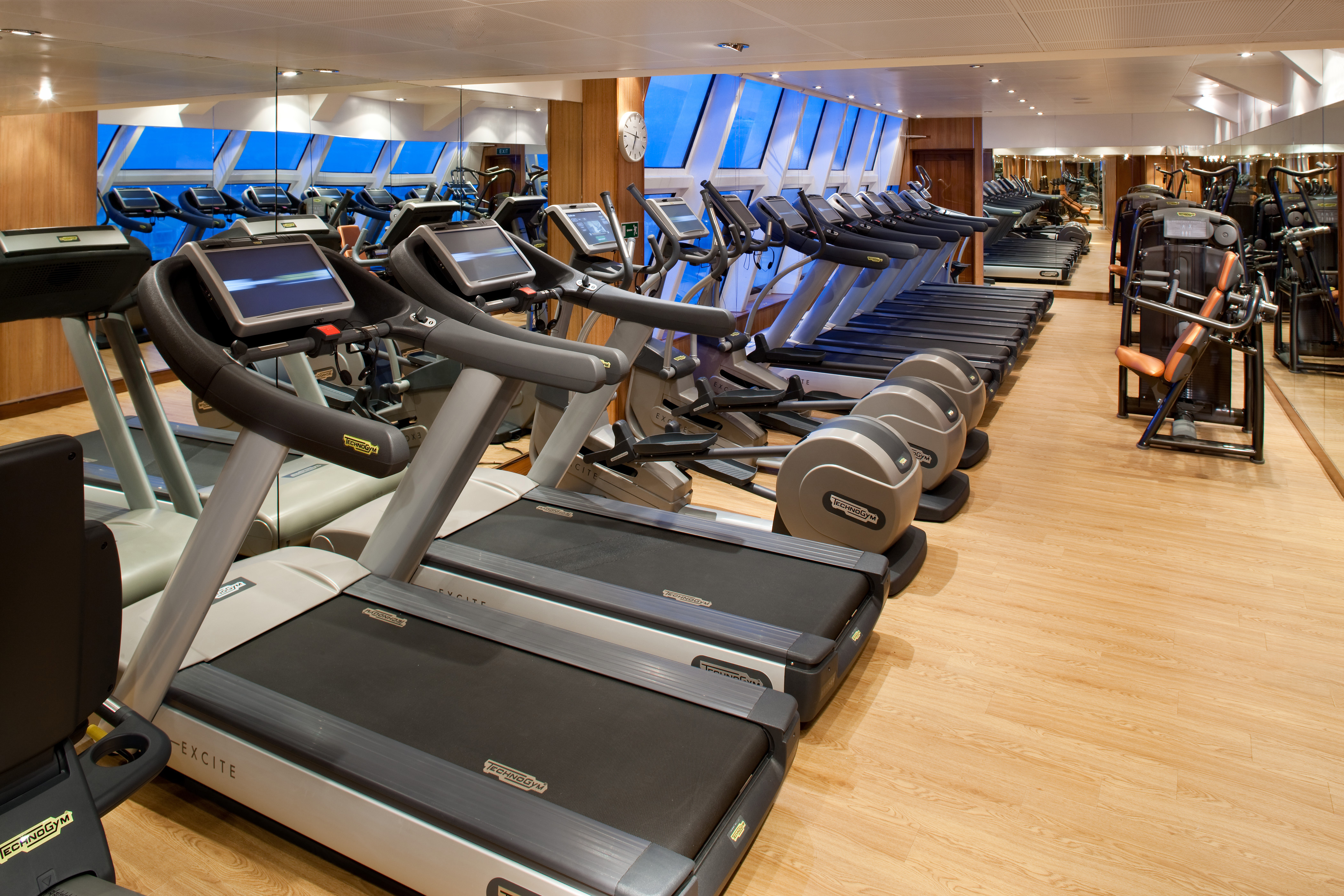 Exercise with ocean views