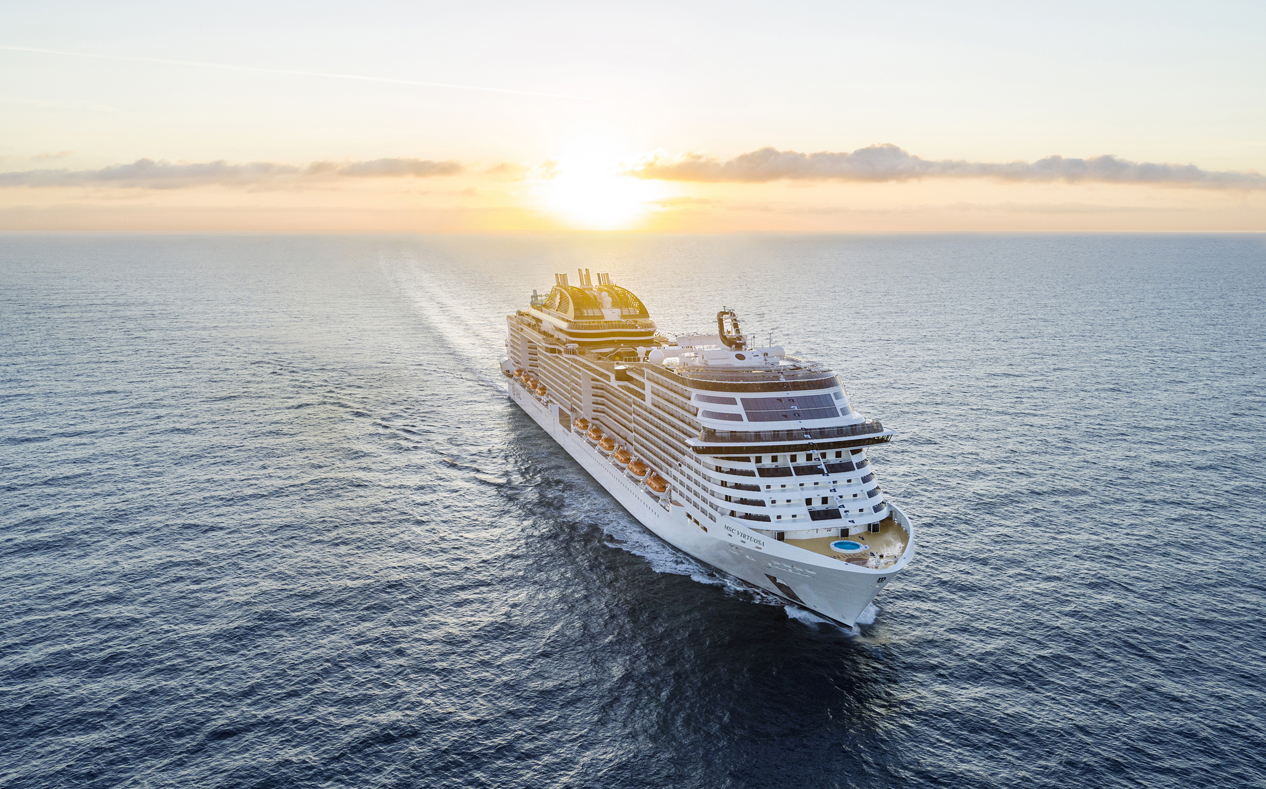 Current location for MSC Virtuosa