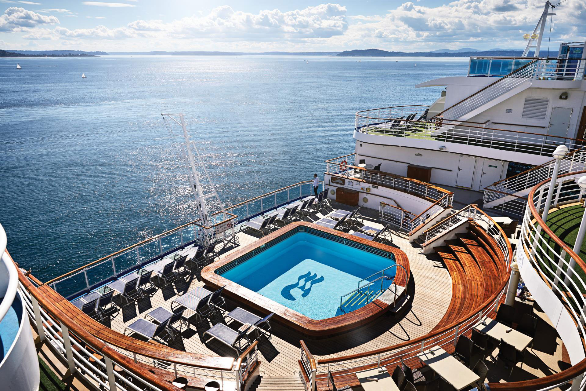 Relax at the aft pool