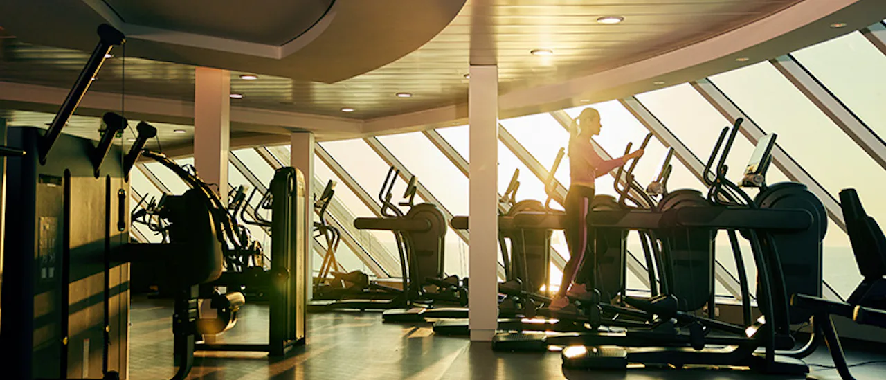 Exercise with ocean views