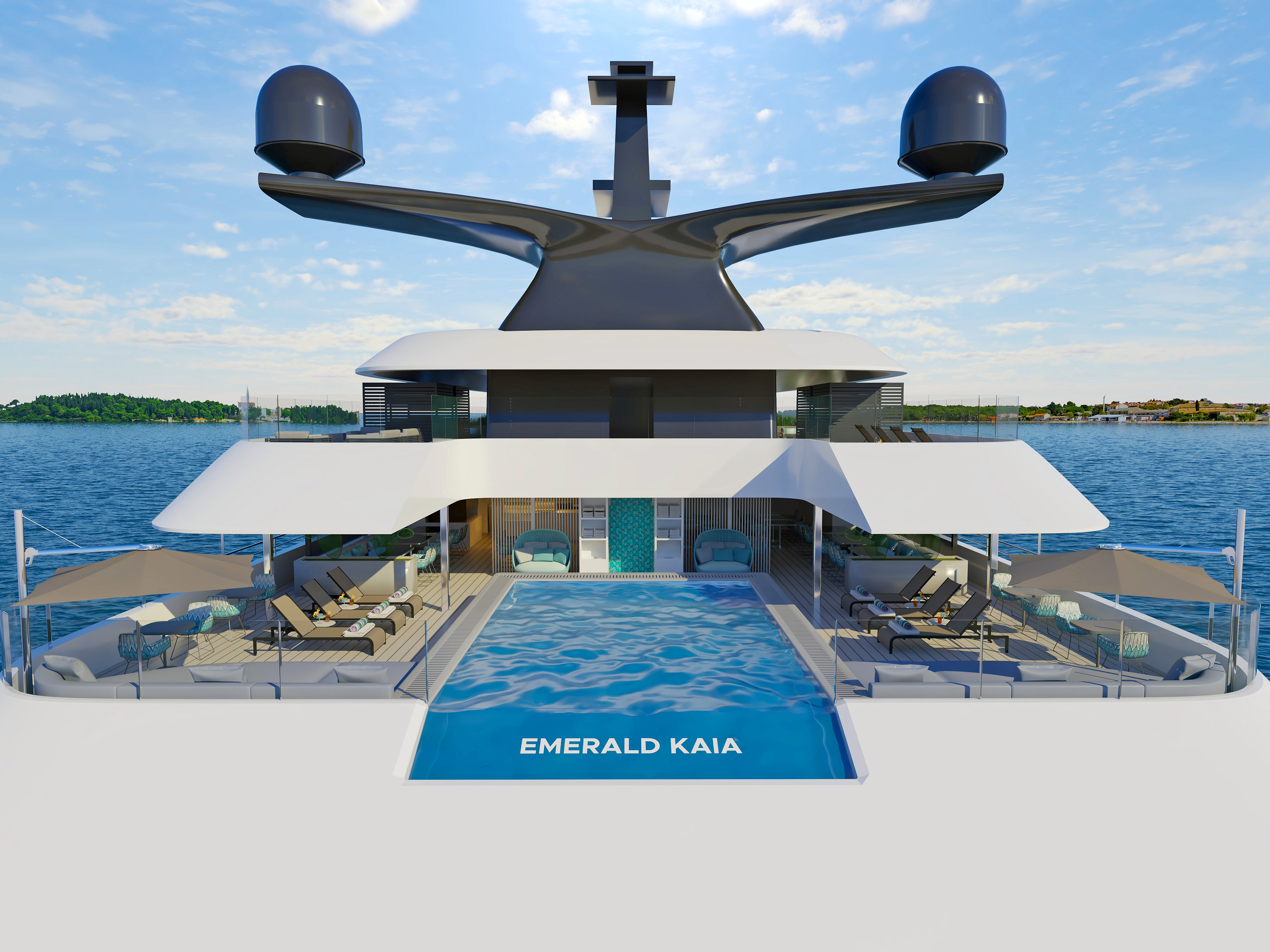 After a dip in the Aqua Pool, enjoy a drink at the Aqua Café while taking in the views
