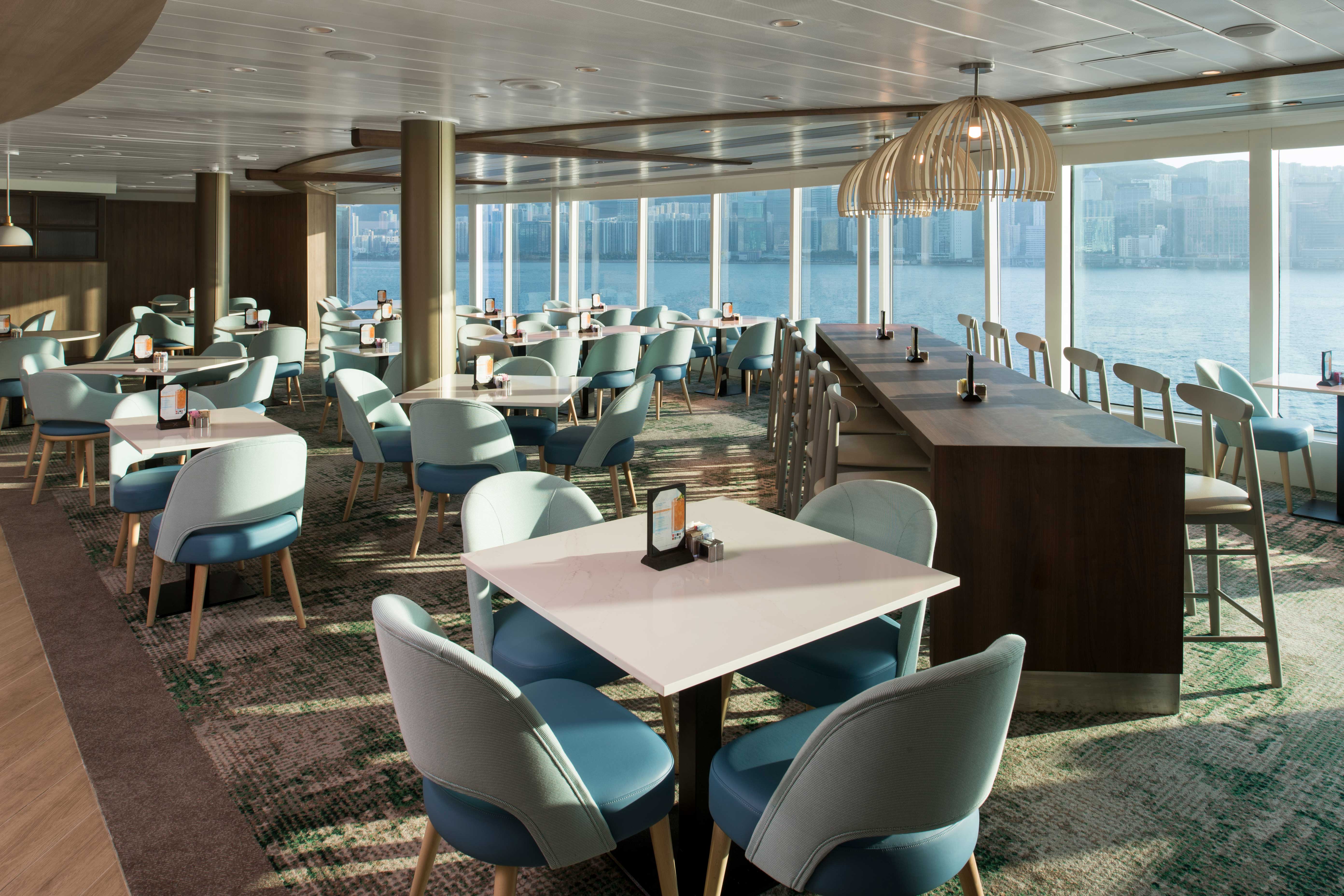 Savor a world of flavors in the market-place inspired Oceanview Café
