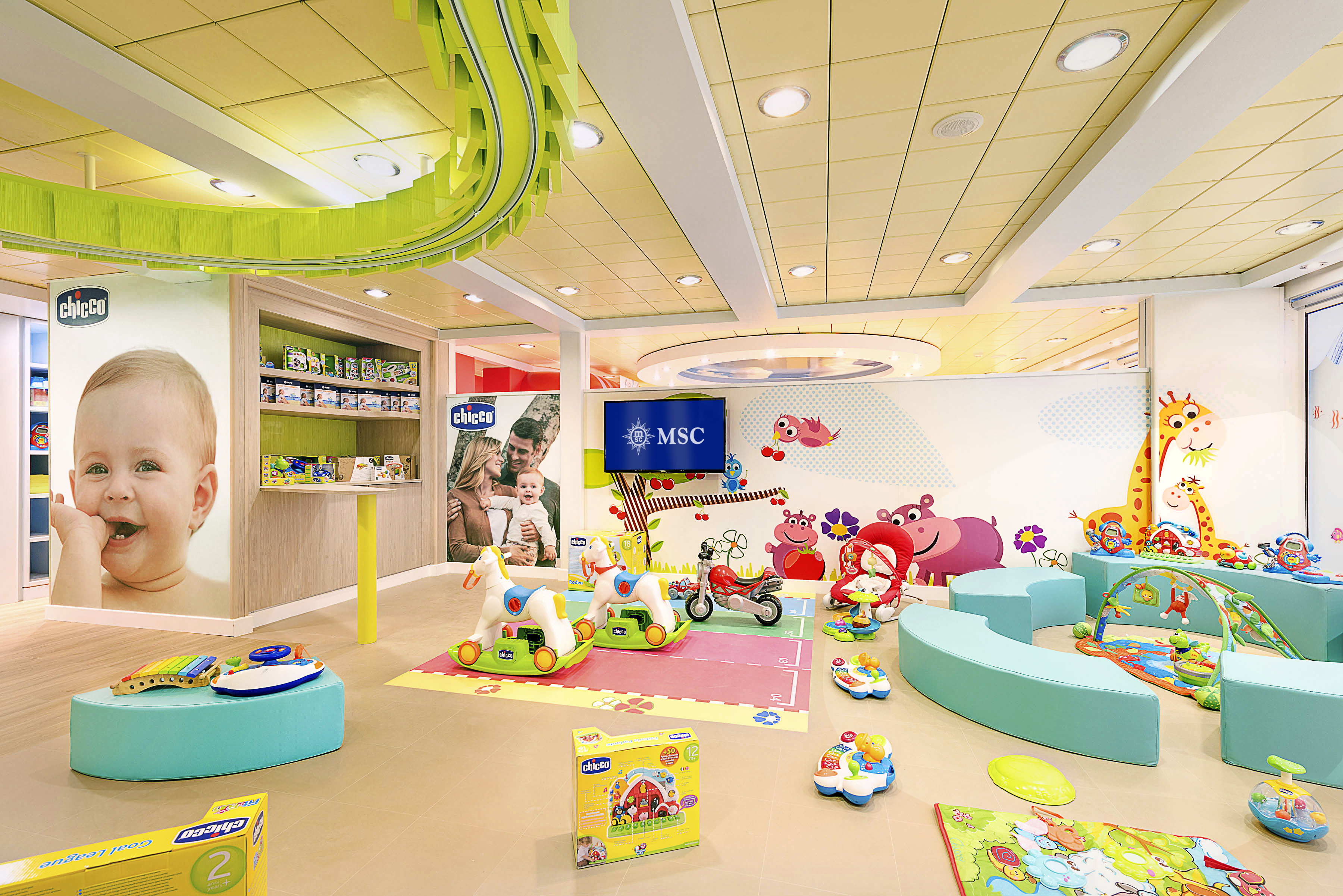 The Baby Club is designed for the youngest guests