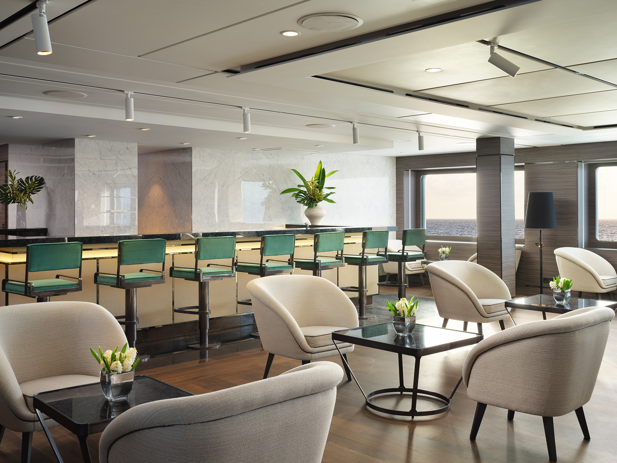 The Living Room is a bar serving cocktails and culinary treats in the evening