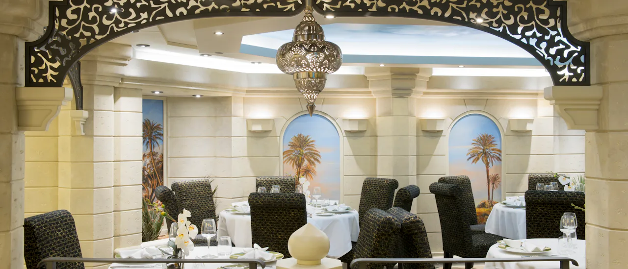 La Palmeraie MSC Yacht Club dedicated restaurant - Yacht Club guests only