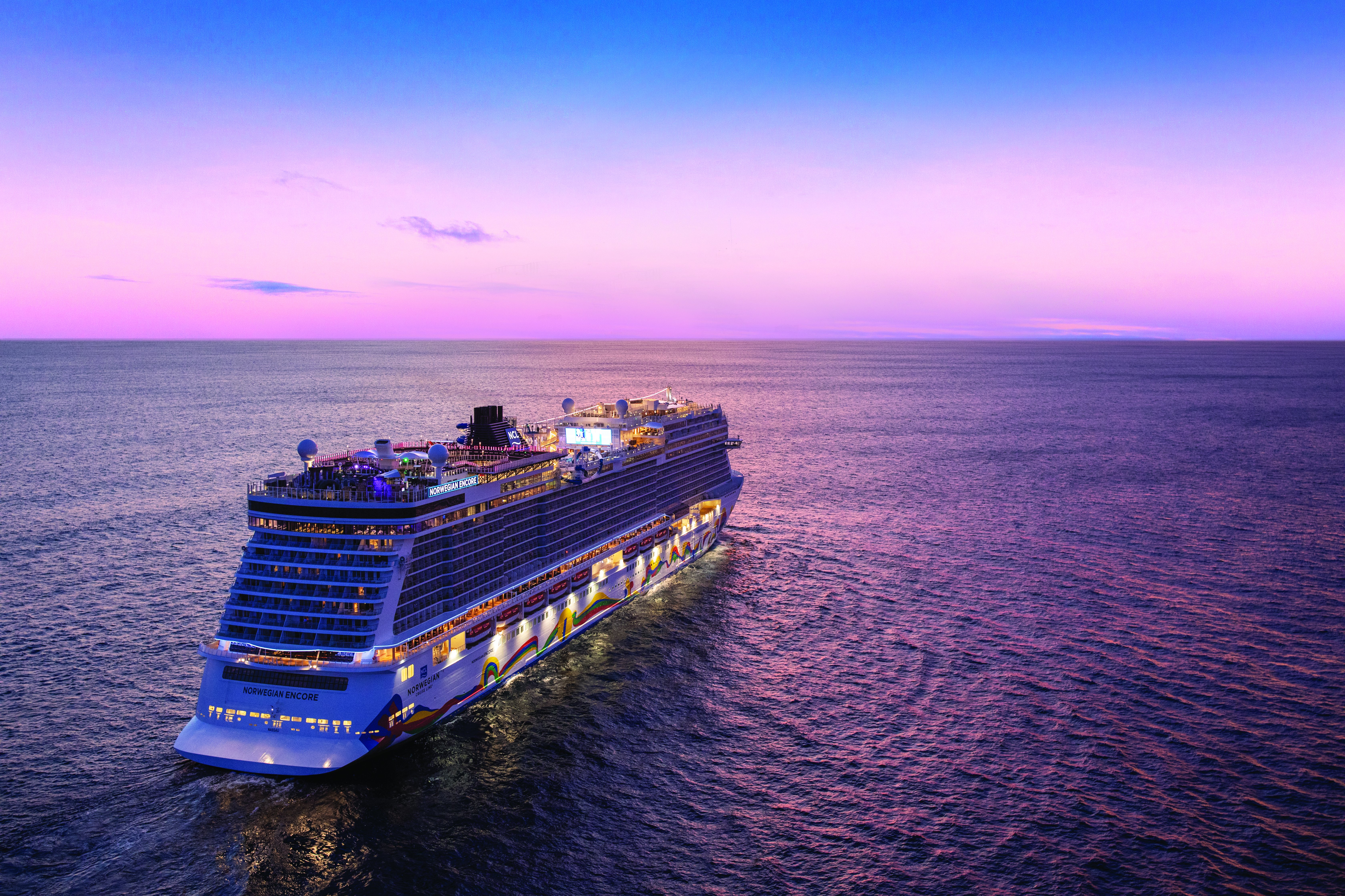 Current location for Norwegian Encore