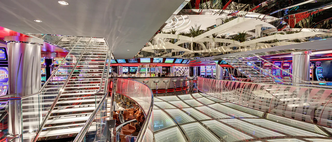 The atrium – the heart of the ship