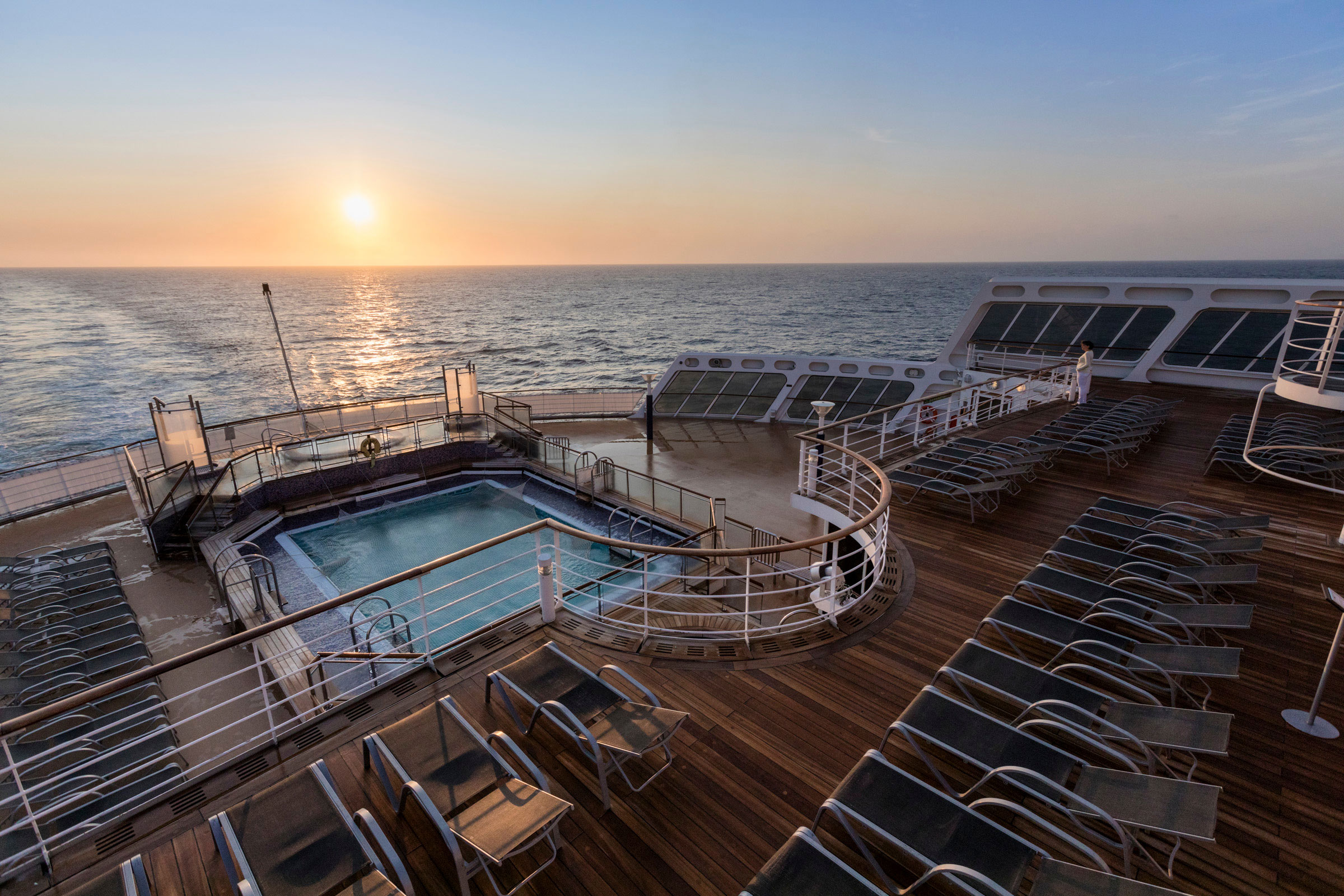 Relax in one of the pools and whirlpools