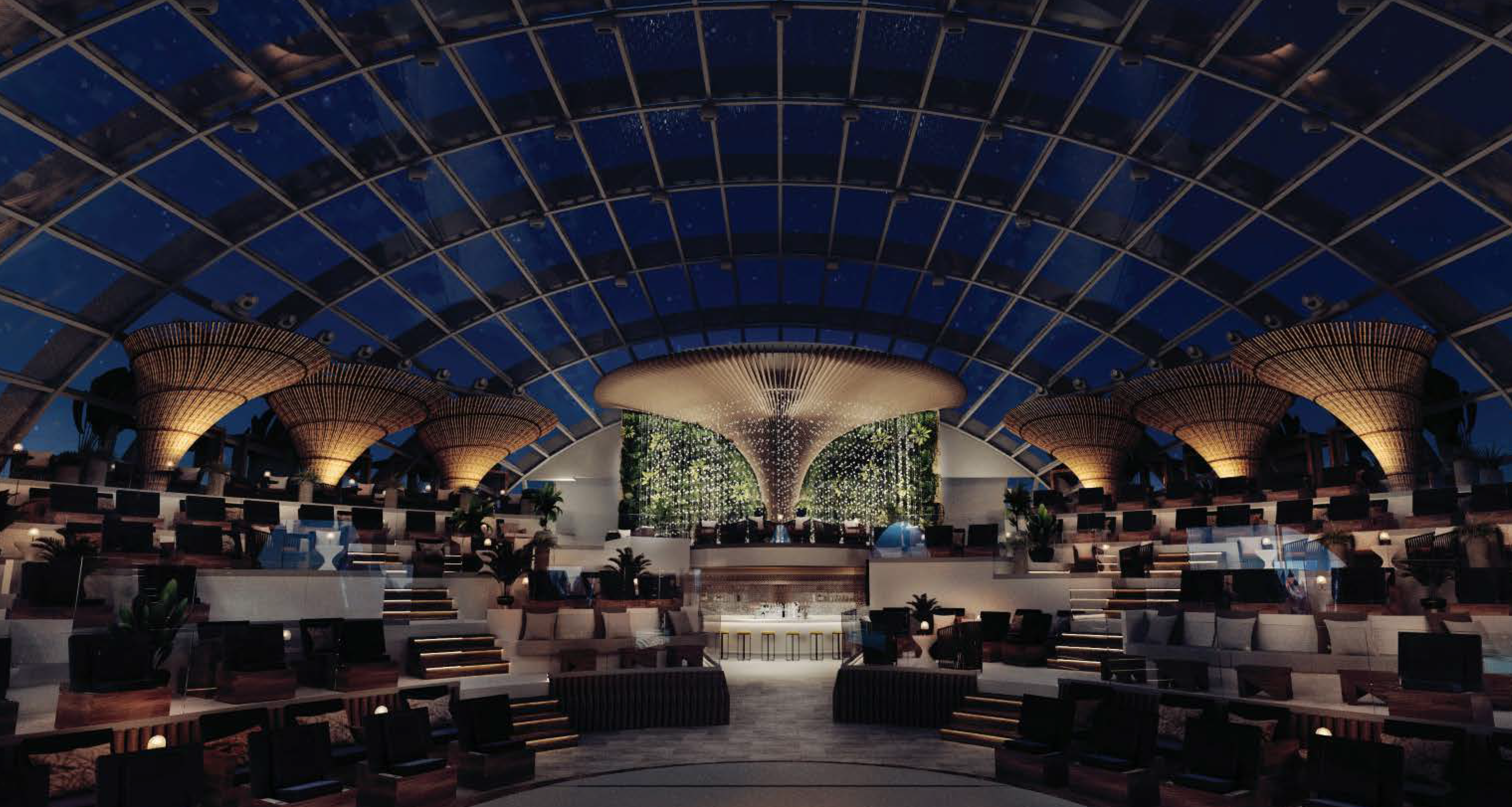 The Dome at night