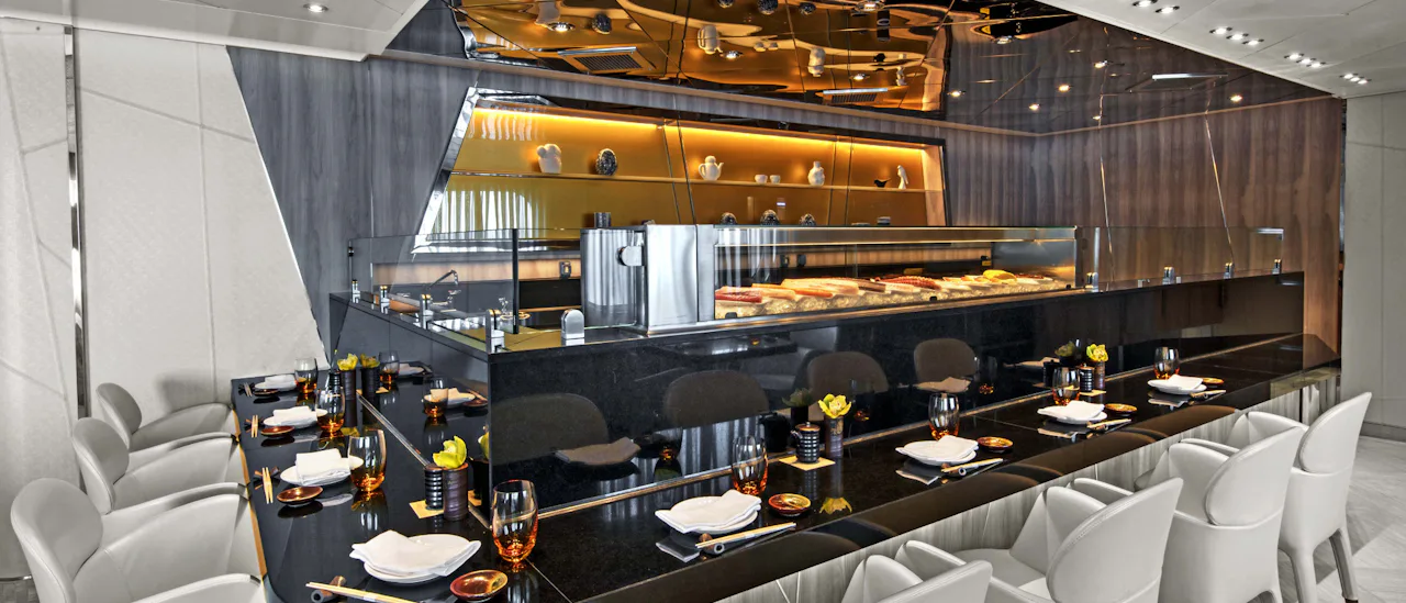 A taste of Japan at the “Sushi” restaurant