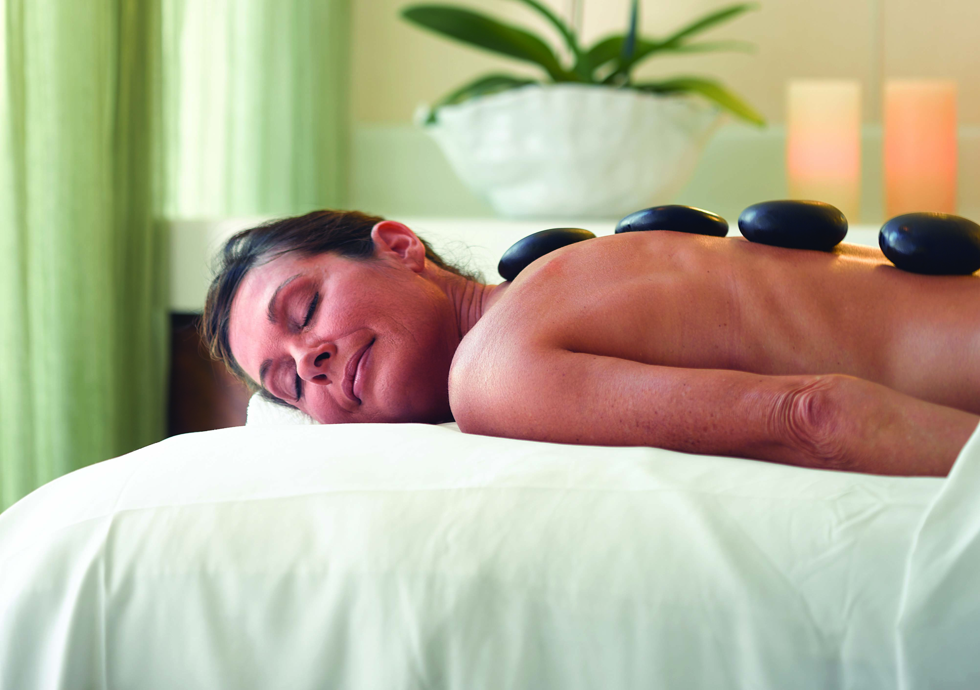Relax with a massage at the spa