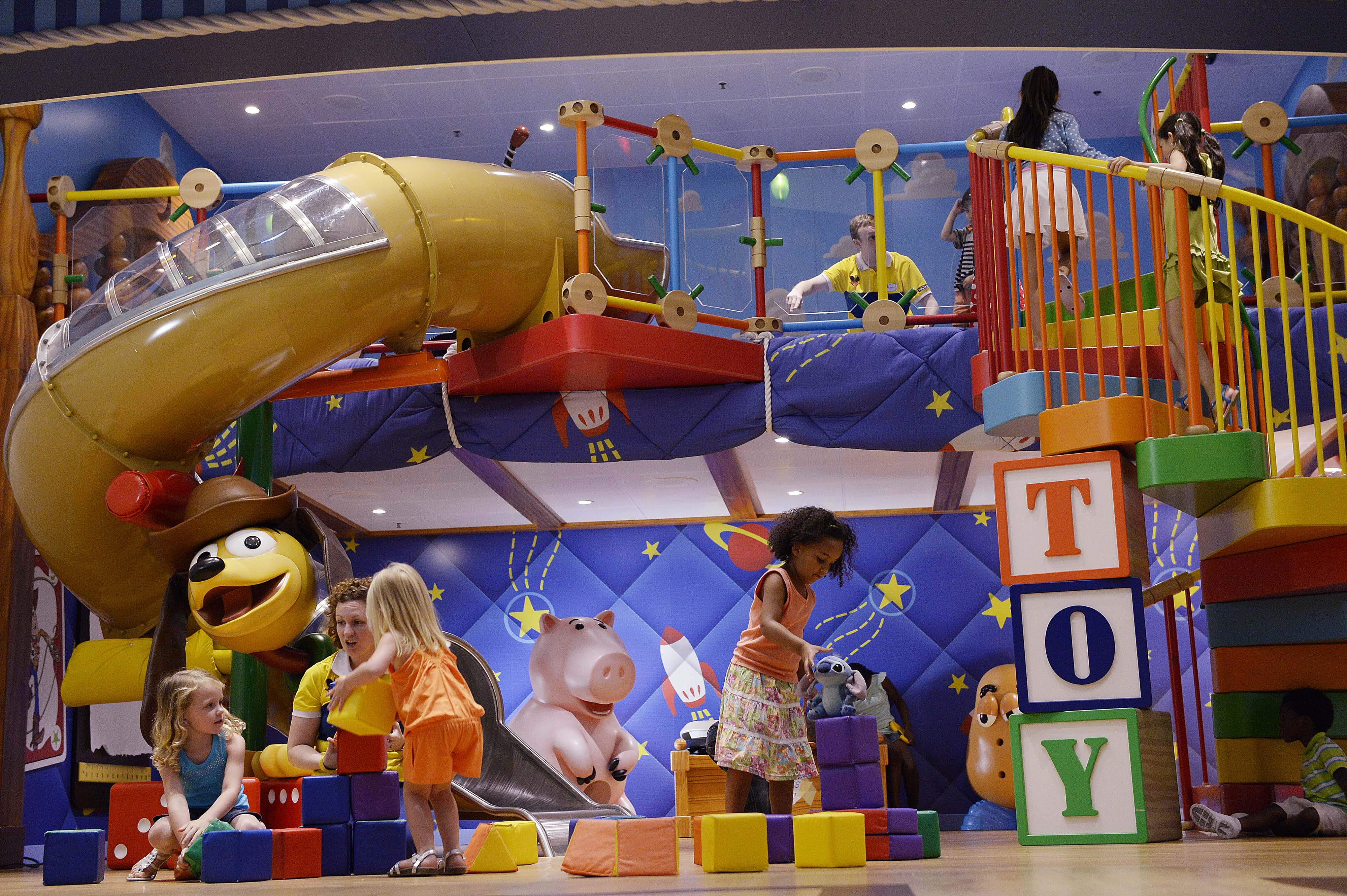 Kids' clubs for the youngest guests.