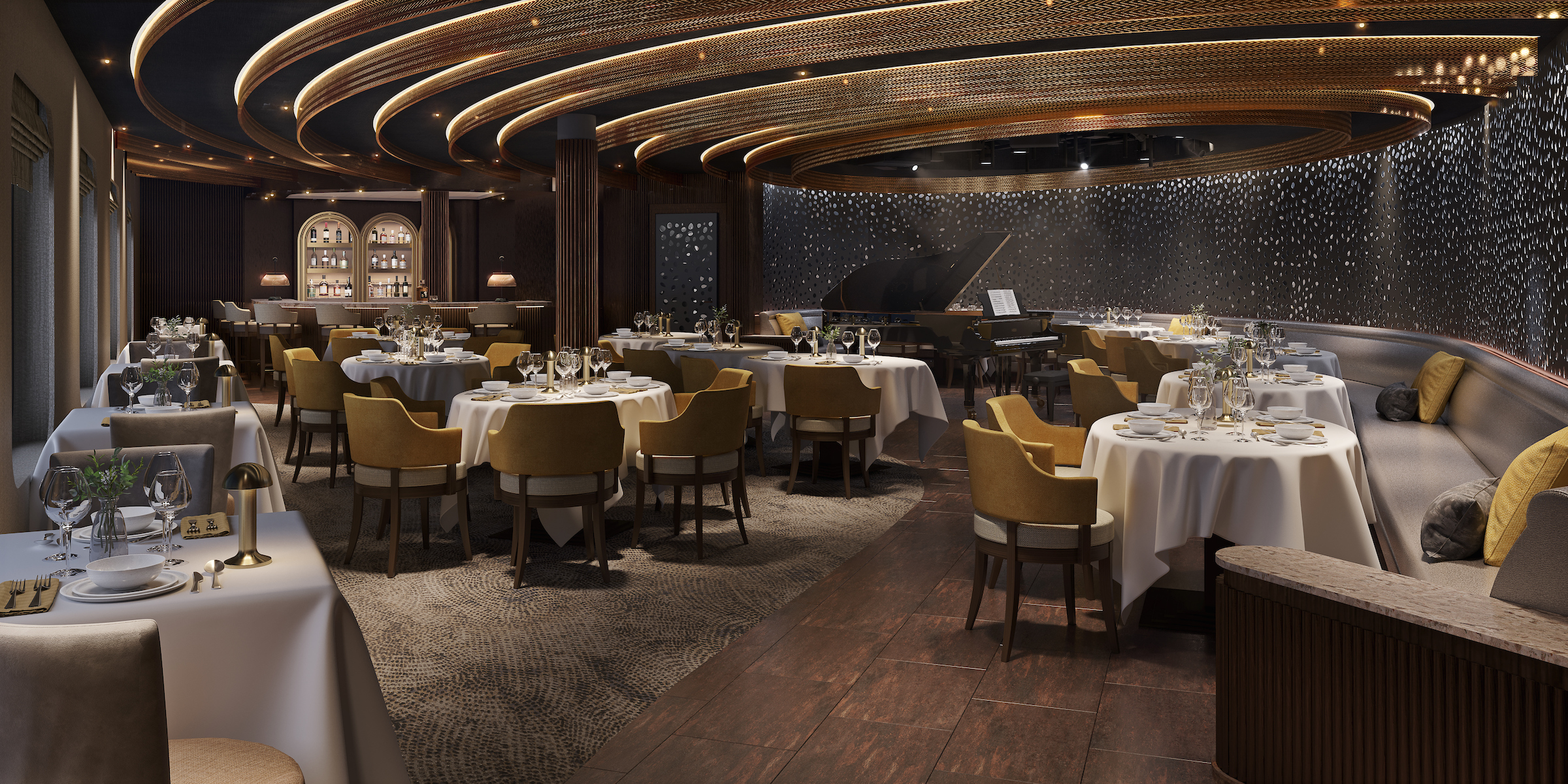 Silver Note is a premium bar lounge (1920s-themed jazz club) and a dinner-only restaurant