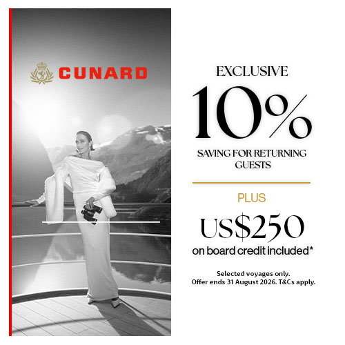 Cunard past passenger offer