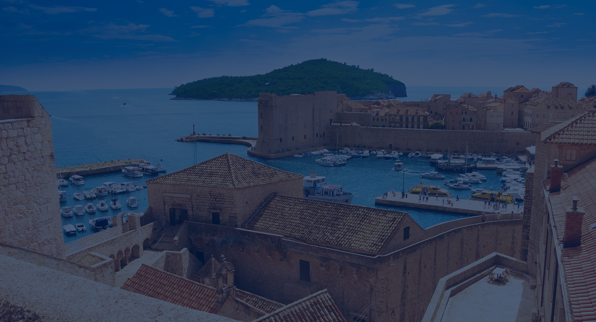 Dubrovnik Harbour & Old Town walls, Croatia