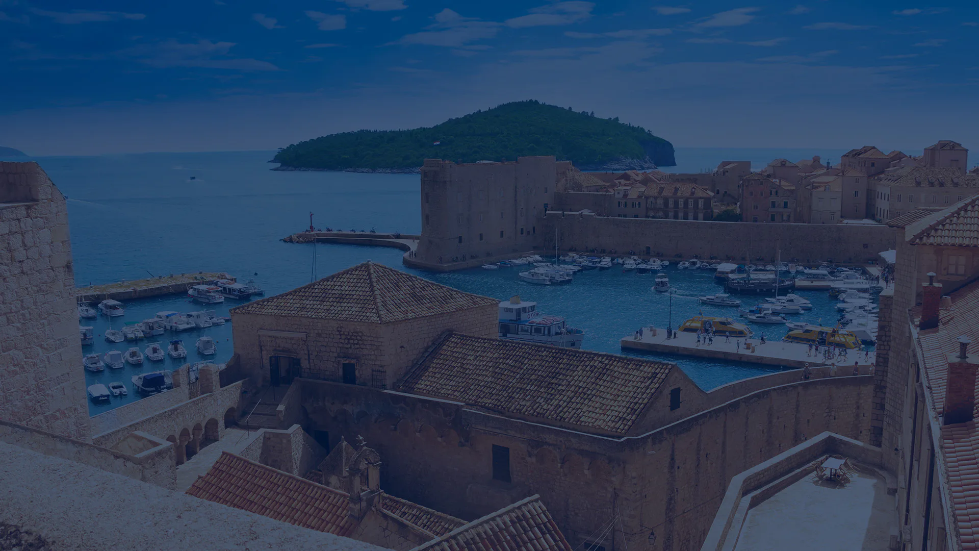 Dubrovnik Harbour & Old Town walls, Croatia