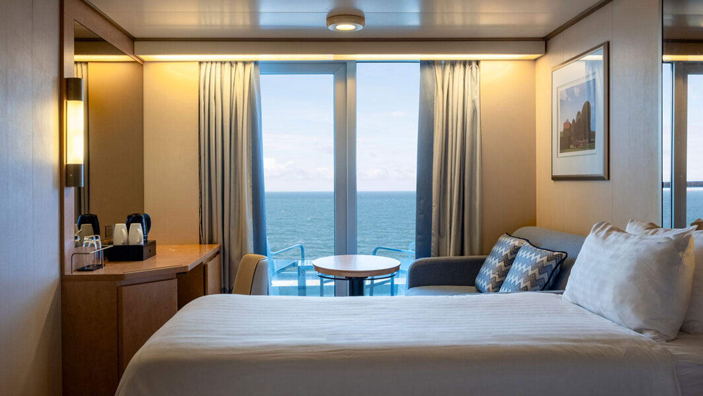 P&O Arcadia Balcony Cabin