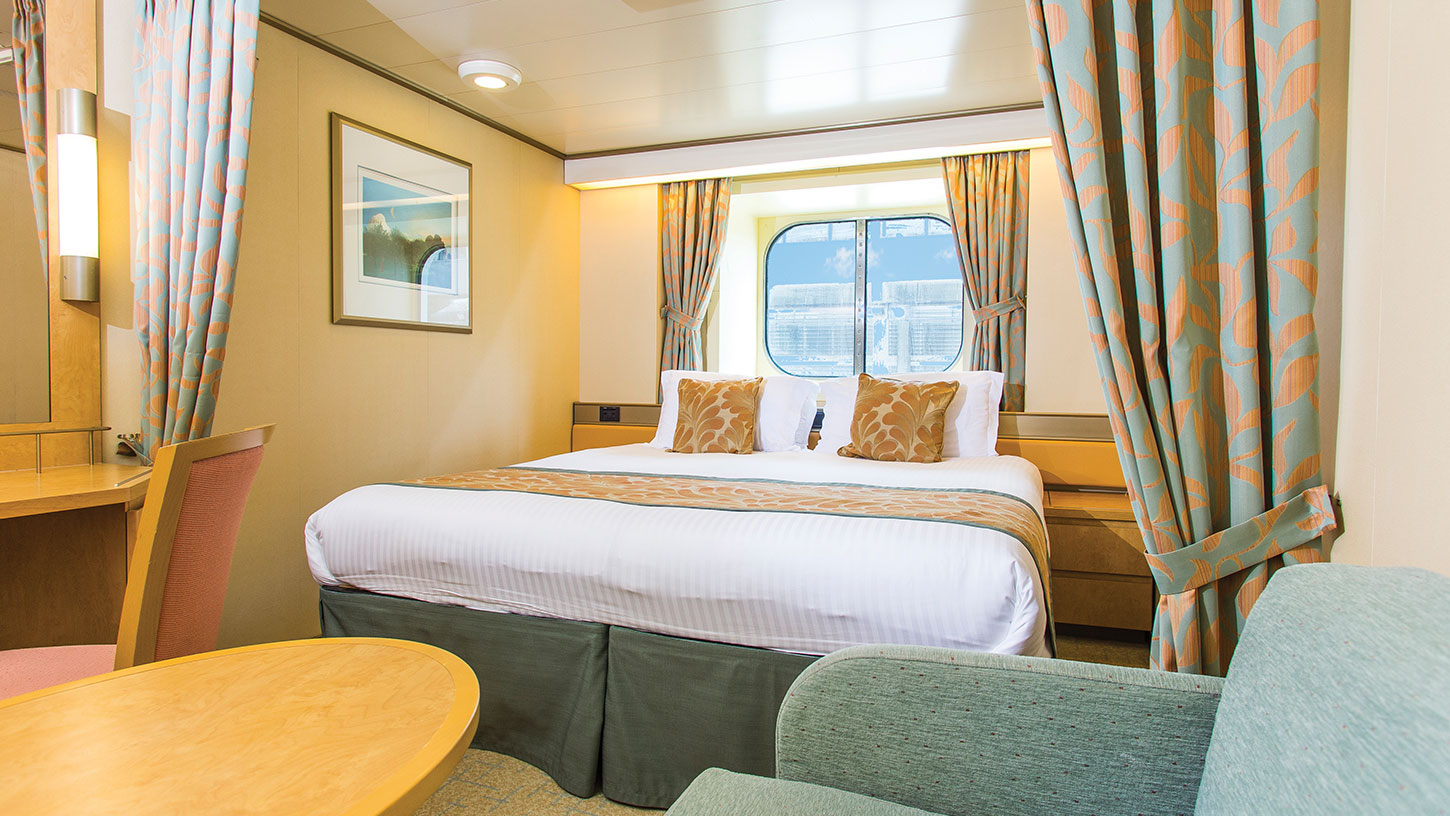 P&O Arcadia Outside (Sea View) Cabin