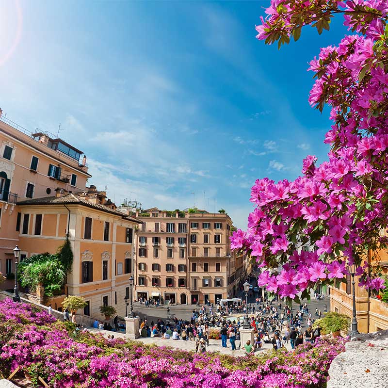 The Spanish Steps in Rome