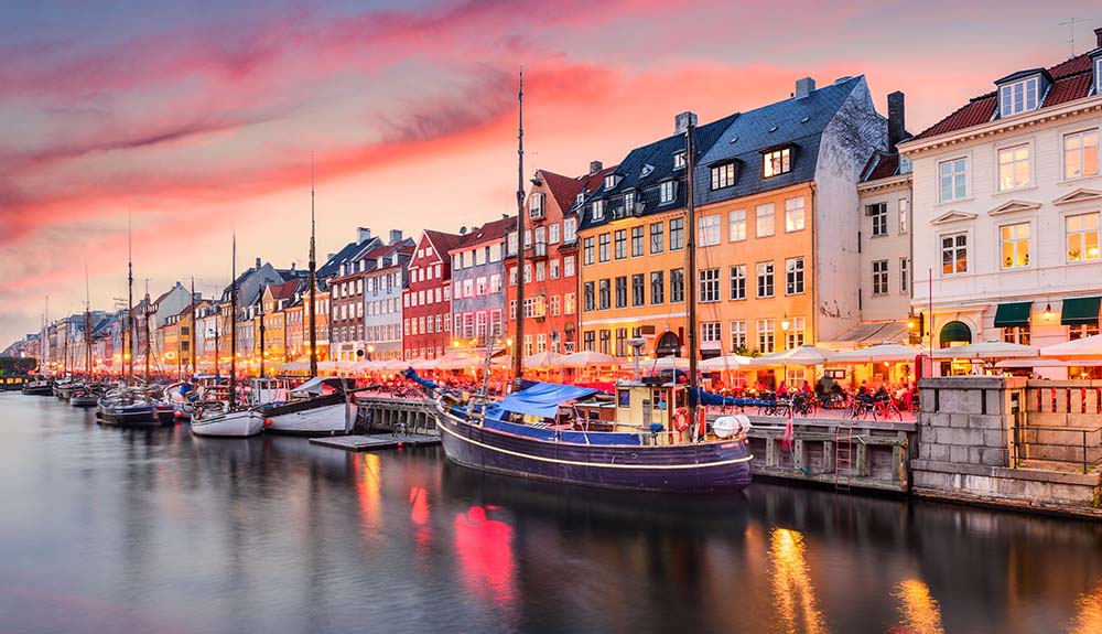 Sunset in Copenhagen