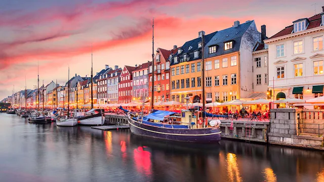 Sunset in Copenhagen