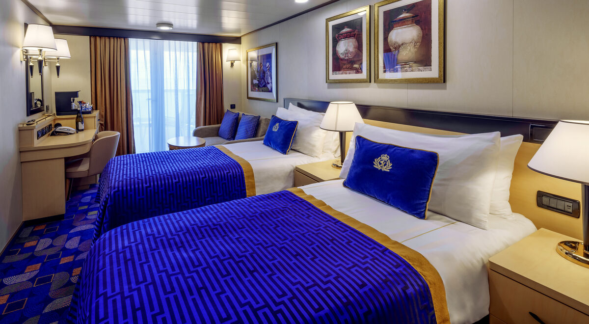 Cunard Queen Elizabeth Britannia Club Balcony Cabin