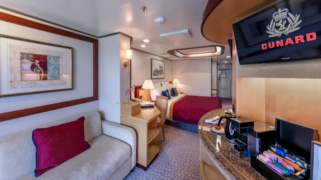 Cunard Queen Elizabeth Princess Grill Suite