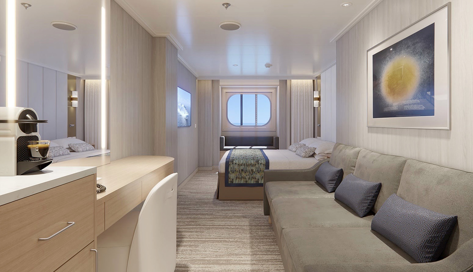 Princess Sun Princess Oceanview Stateroom
