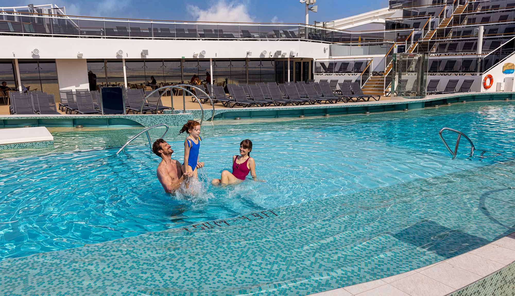 MSC Cruises Bella Cruises Experience - Family in pool