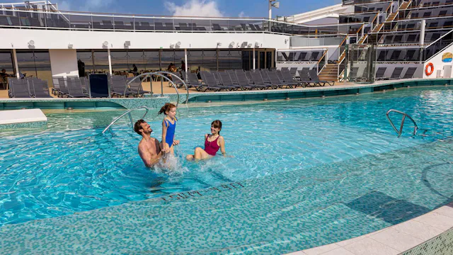 MSC Cruises Bella Cruises Experience - Family in pool