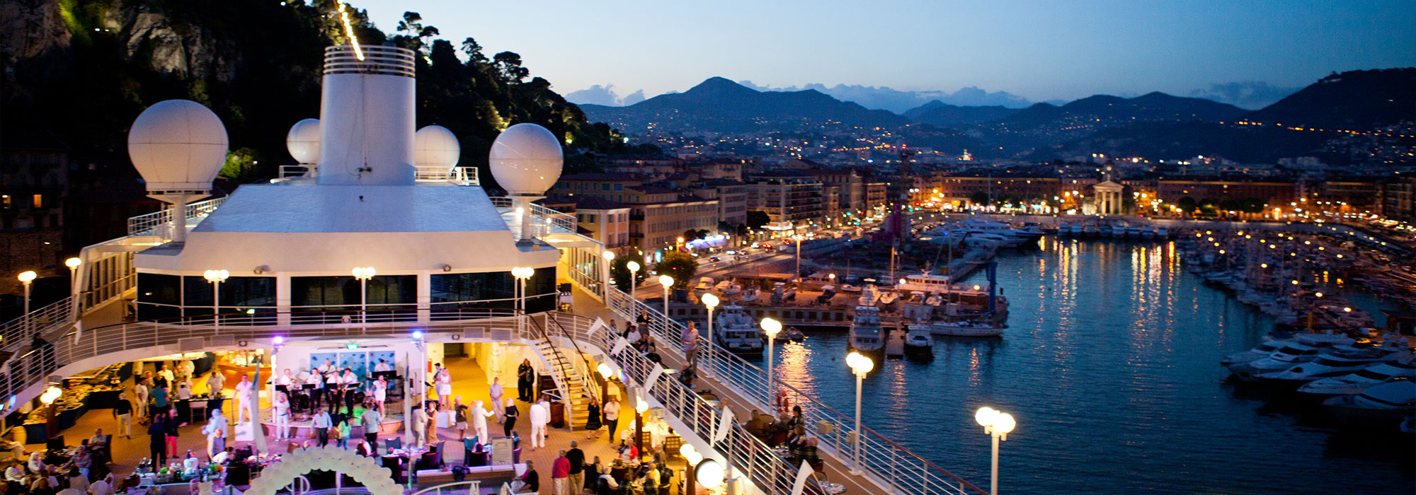 White night aboard Azamara Cruises