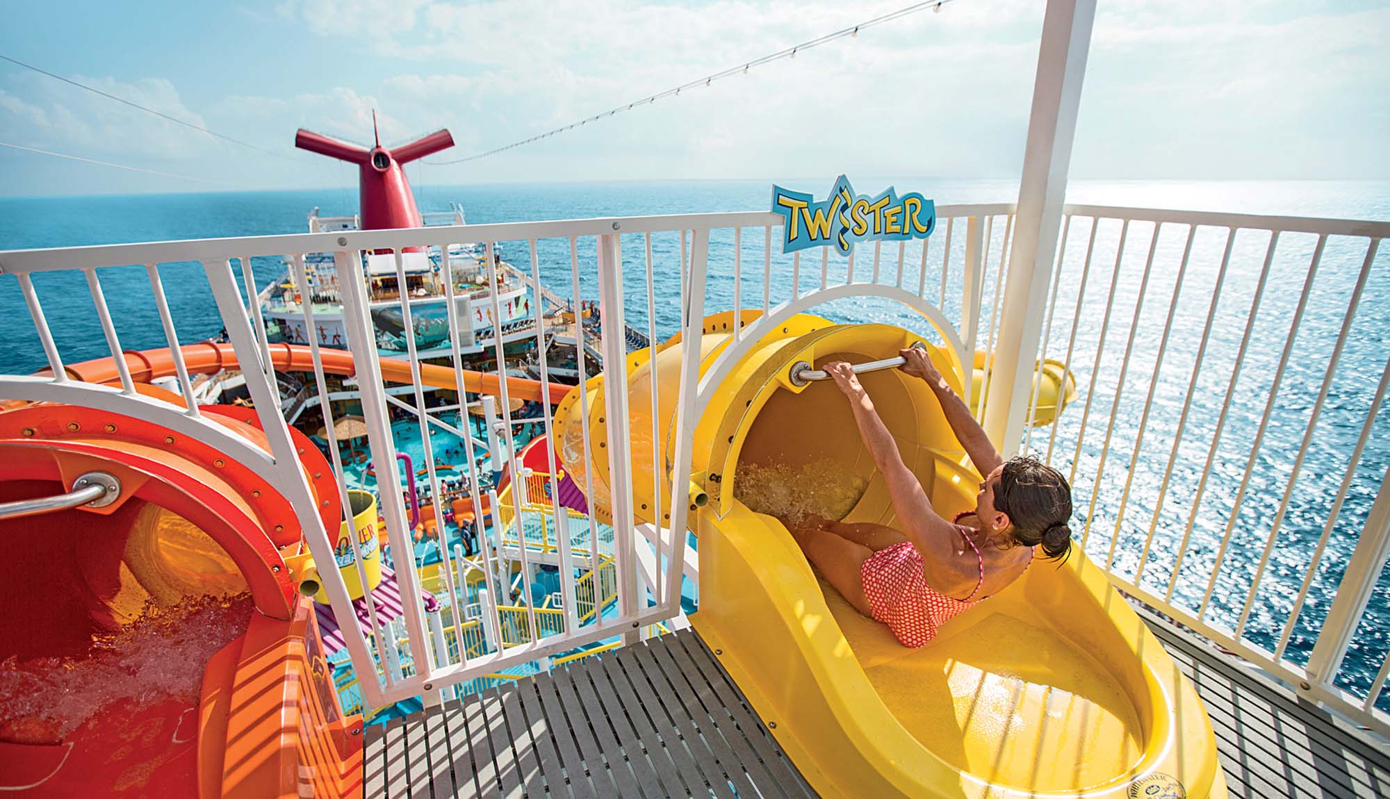 Carnival Breeze Cruise Ship - Twister Waterslide