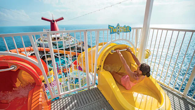 Carnival Breeze Cruise Ship - Twister Waterslide