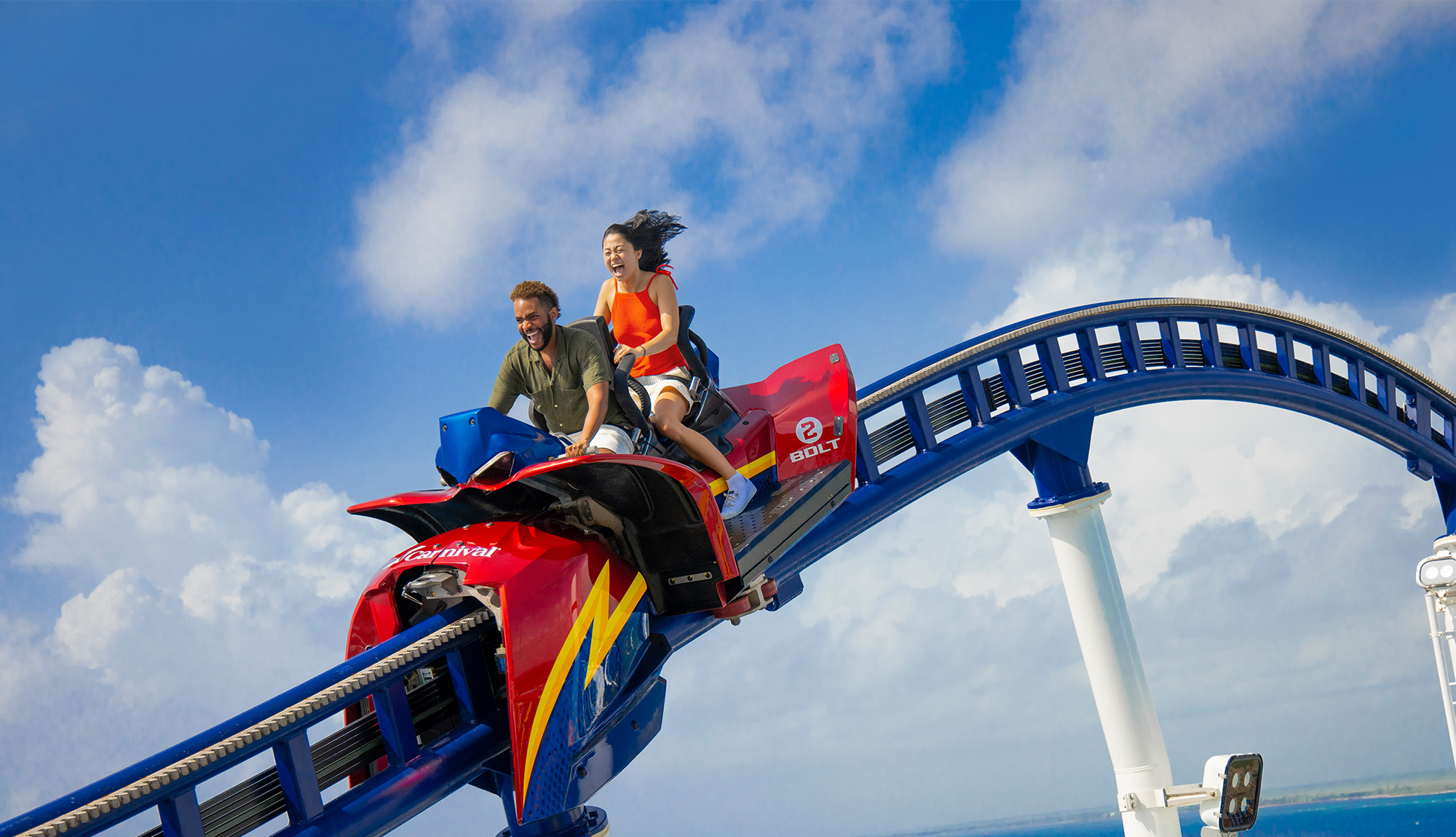 Carnival Celebration cruise ship Bolt Rollercoaster