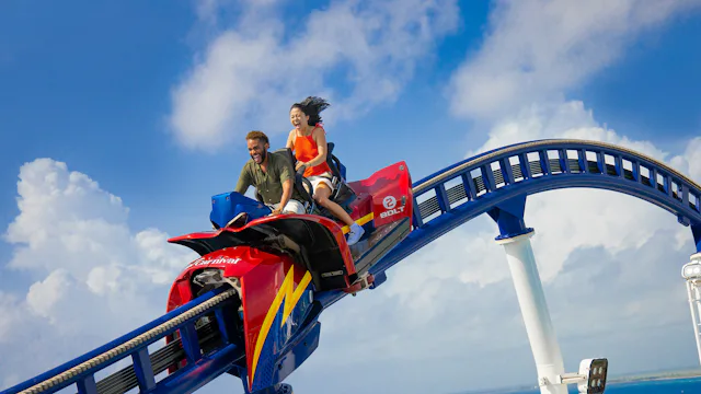 Carnival Celebration cruise ship Bolt Rollercoaster