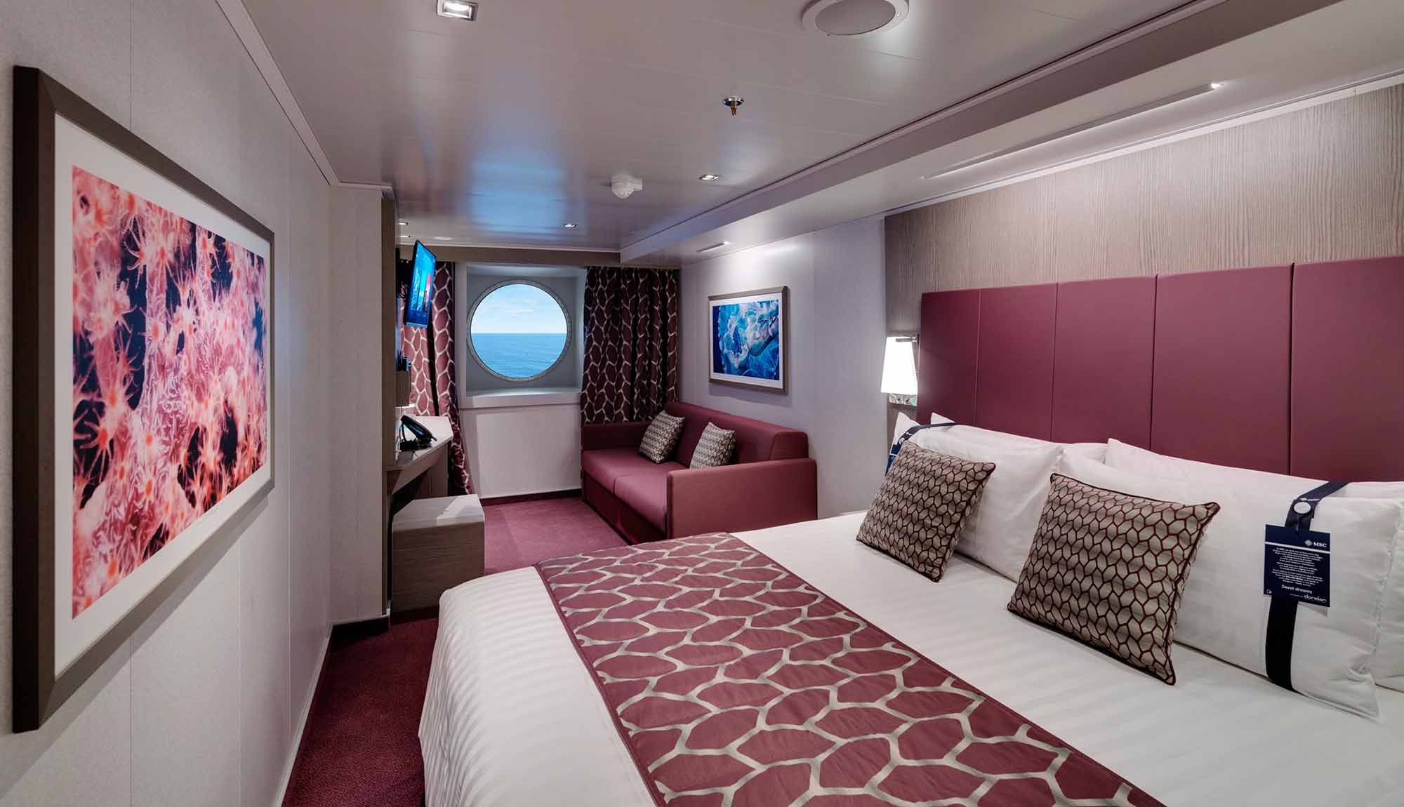 MSC Sea Class Oceanview Outside Cabin