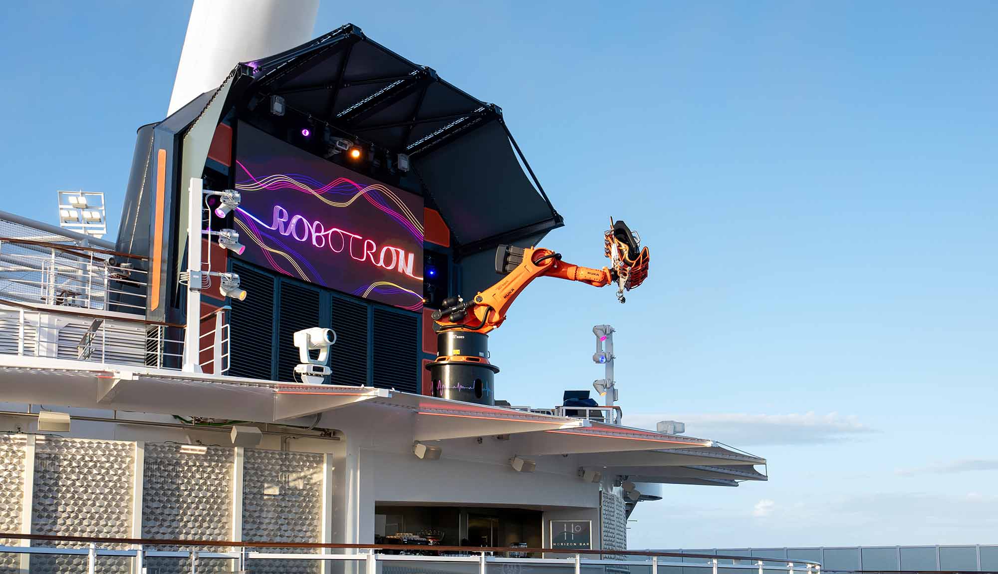 MSC Seascape Robotron ride