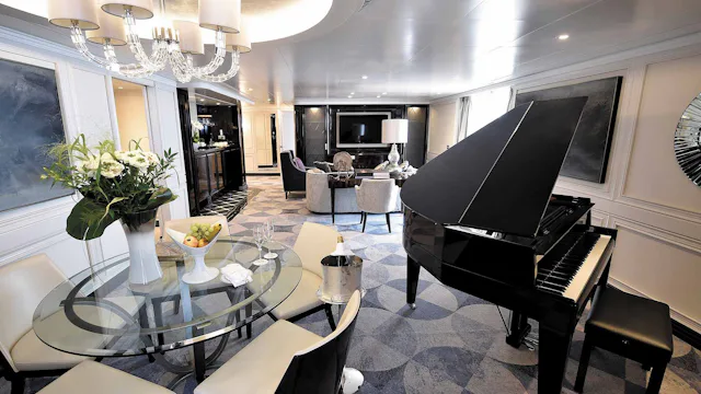 Seven Seas Explorer Signature Suite Sitting Area