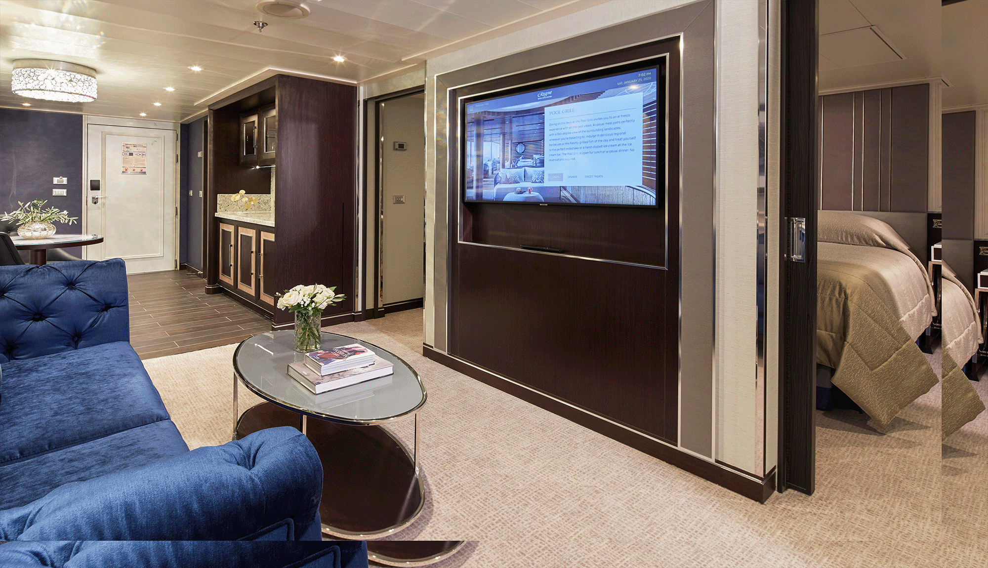 Regent Seven Seas Splendor Penthouse Suite Living Room