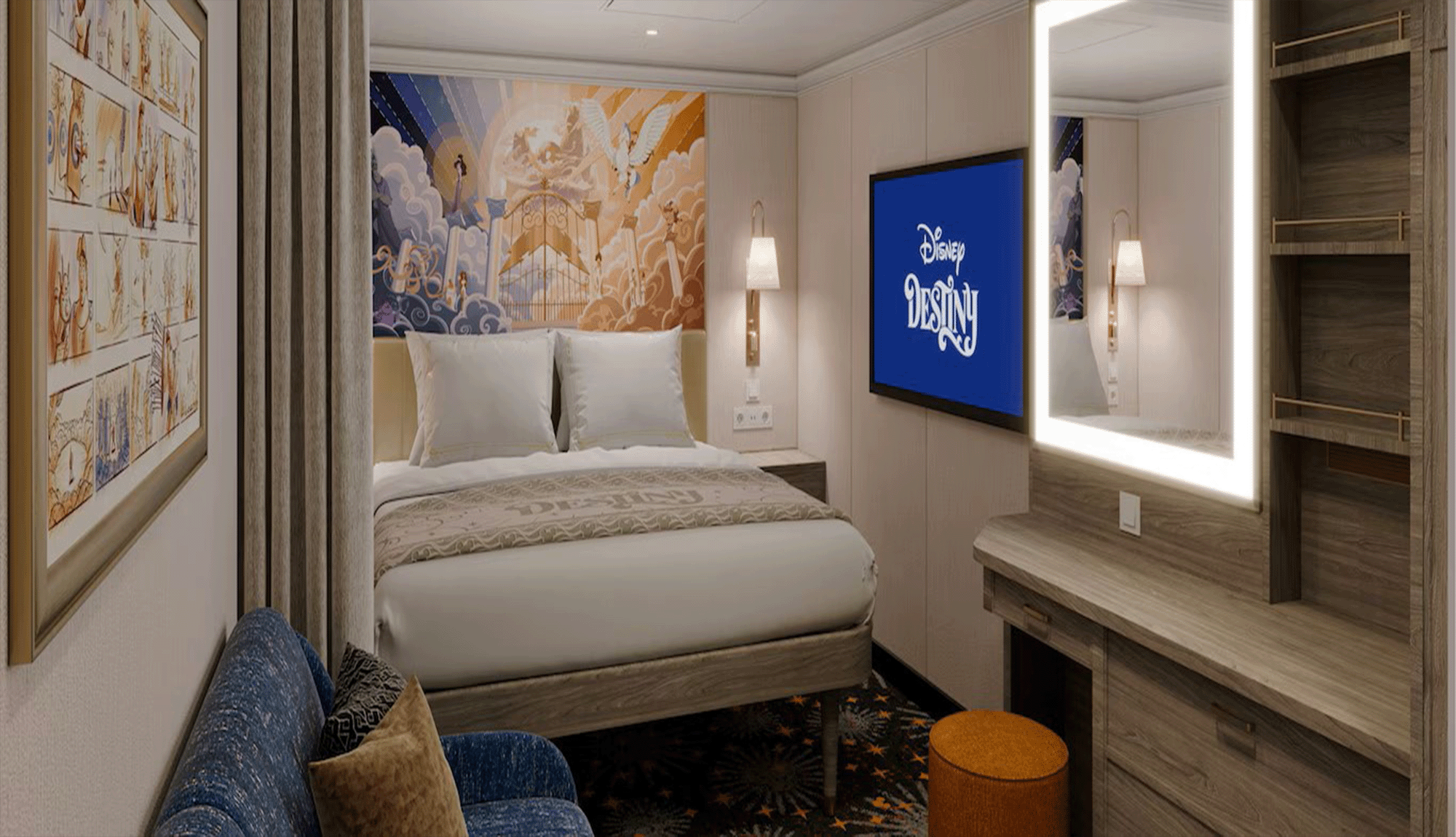 Disney Destiny Inside Cabin