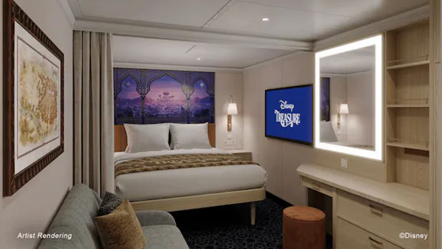 Disney Treasure Inside Cabin