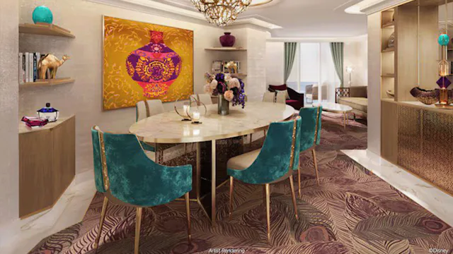 Disney Treasure Concierge Suite Living Area