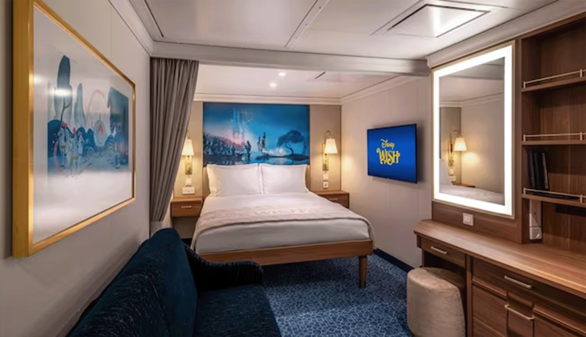 Disney Wish Inside Cabin