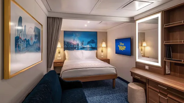 Disney Wish Inside Cabin