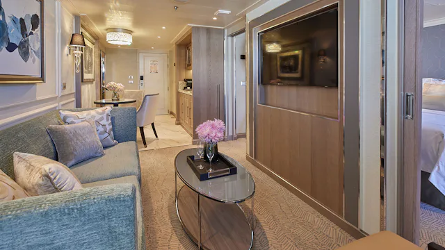 Regent Seven Seas Grandeur Penthouse Suite Living Room