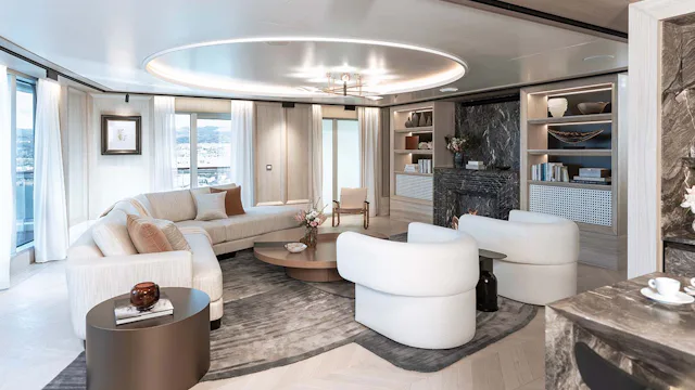 Regent Seven Seas Grandeur Regent Suite Living Room