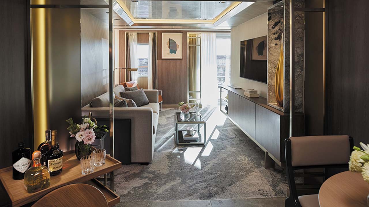 Regent Seven Seas Grandeur Seven Seas Suite Living Room