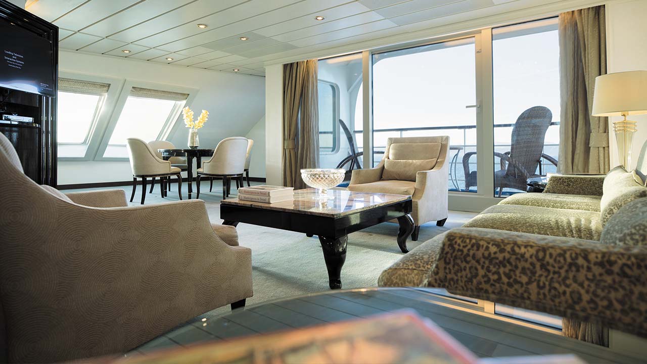 Regent Seven Seas Mariner Grand Suite Living Room
