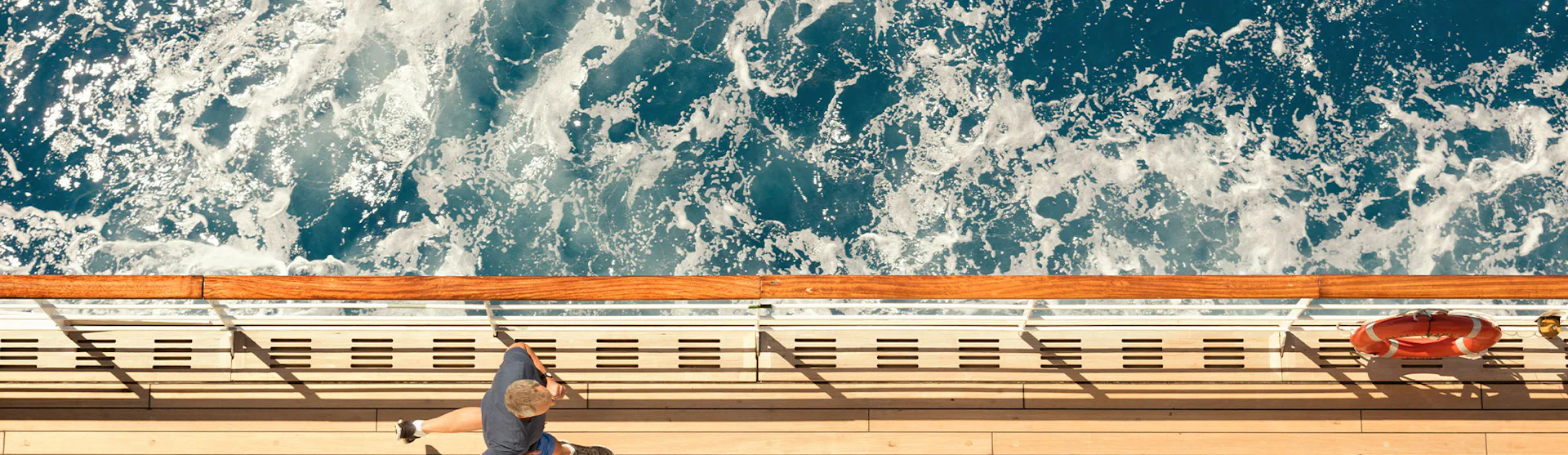 Cunard Deck Aerial View